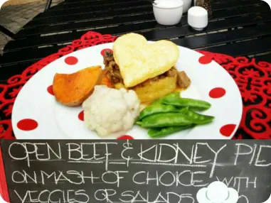 Lunch at Mad Hatter Cafe Dullstroom Gay Managed and Owned